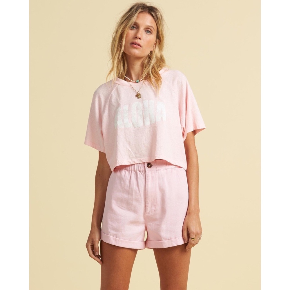 Billabong x Salty Blonde Cropped Shirt